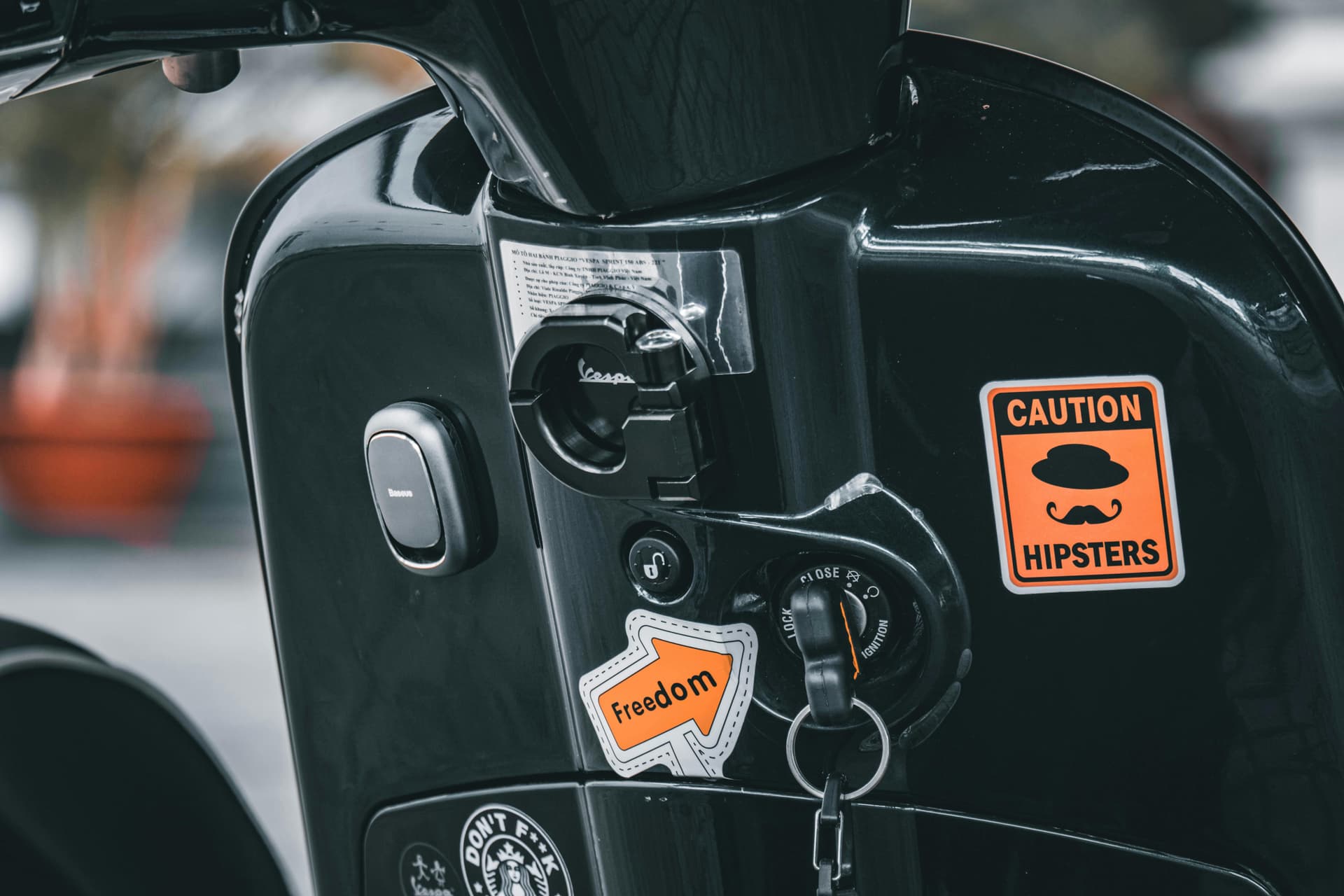 Locksmith making a motorcycle key in Charleston, SC