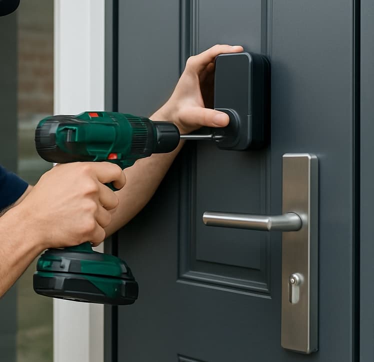 Smart lock installation 3
