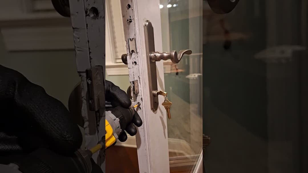 Storm Door Lock Installation - Folly Beach