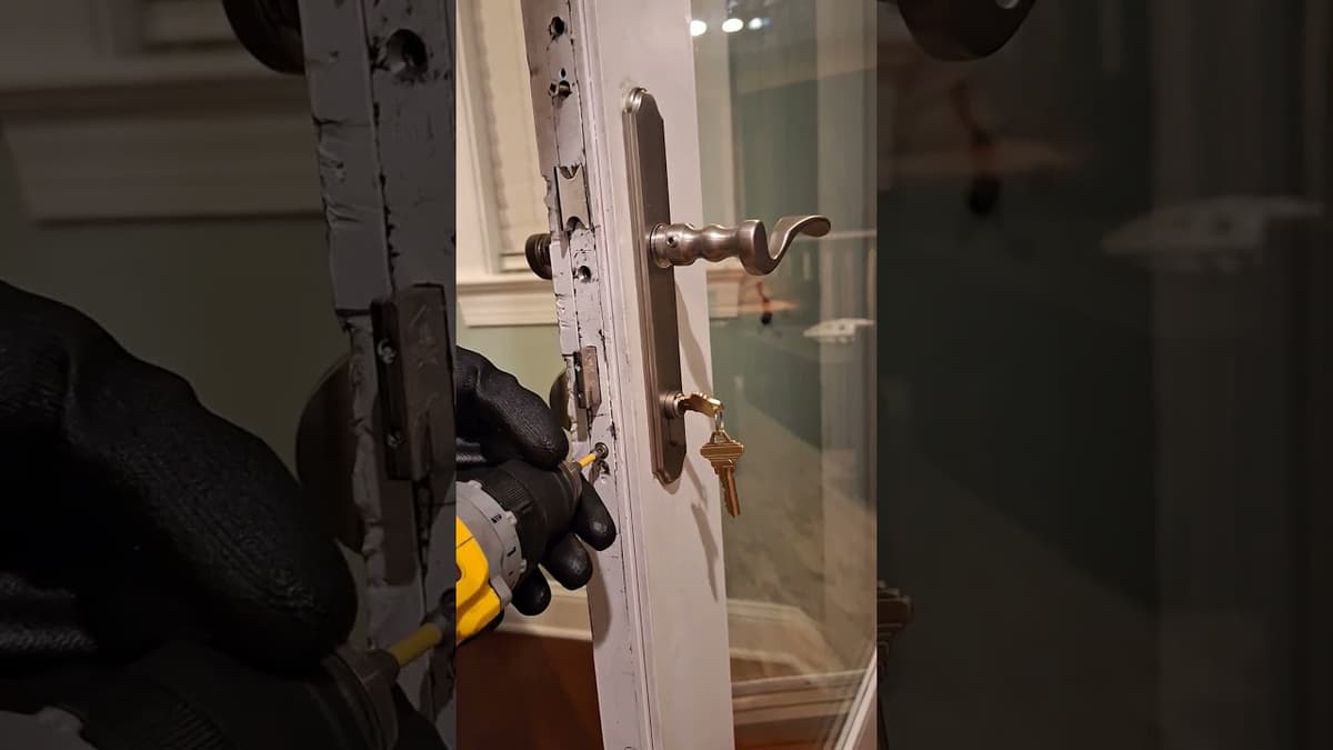 Storm Door Lock Installation - Folly Beach