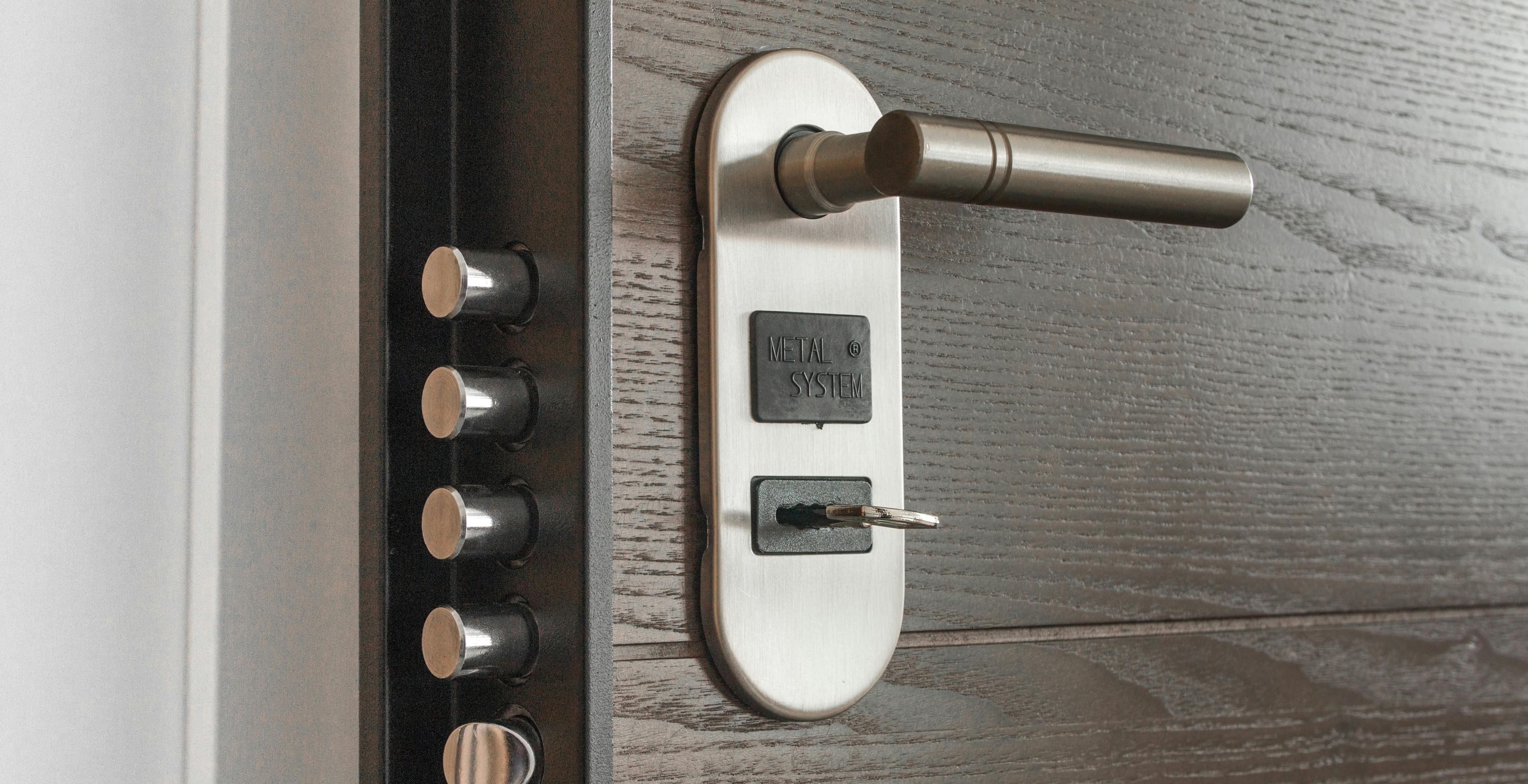 Commercial locksmith securing office entry in Charleston, SC